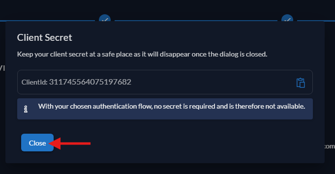 Application Details - Confirmation